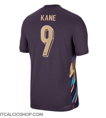 Inghilterra Harry Kane #9 Seconda Maglia Europei 2024 Manica Corta